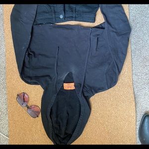 Juicy couture cropped black hoodie